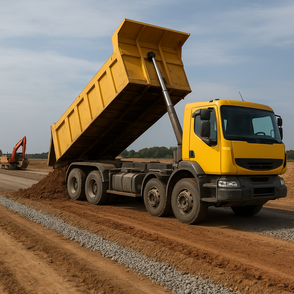 Jak wybrać wywrotkę na budowę drogi – kryteria techniczne