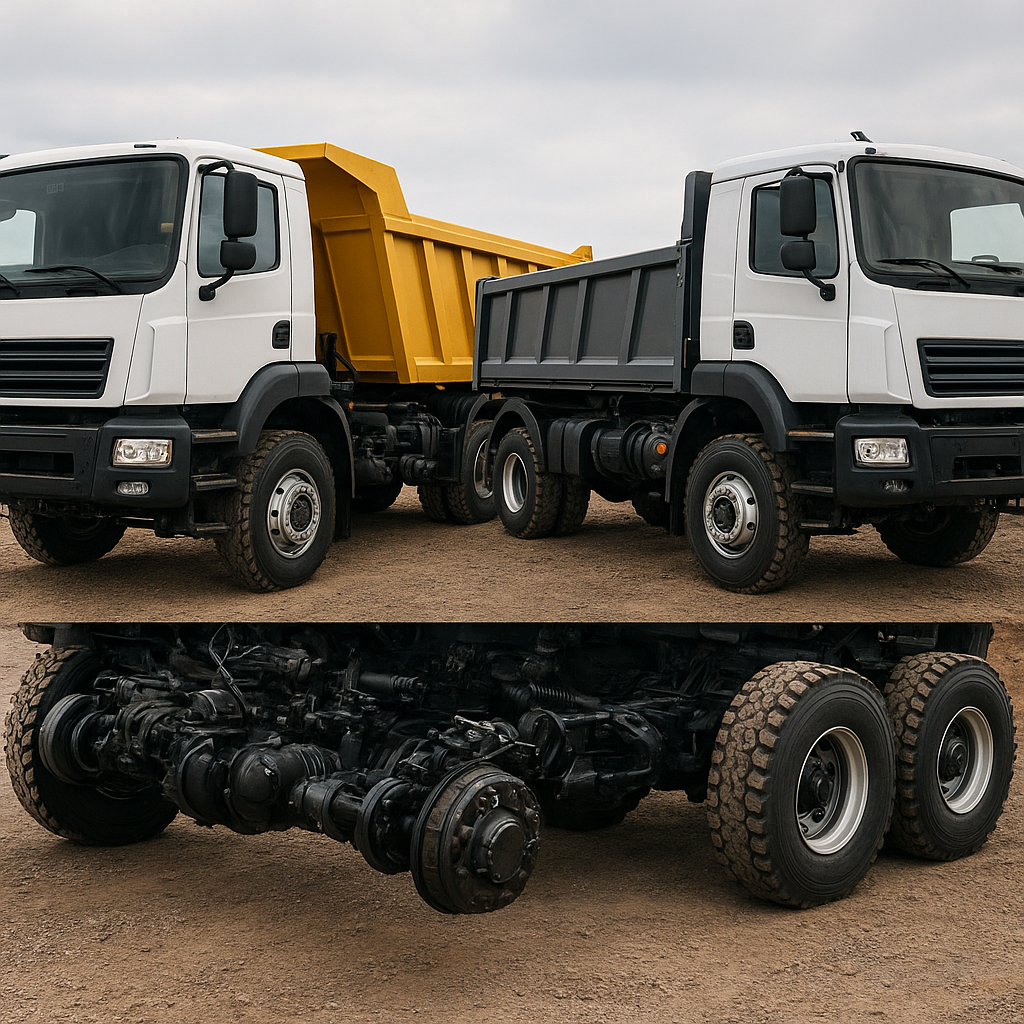 Jak działa napęd 6×4 i 8×8 w ciężarówkach budowlanych