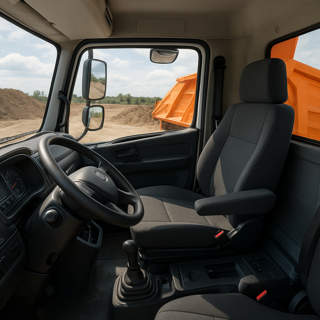 5 rzeczy, które poprawią komfort pracy kierowcy wywrotki