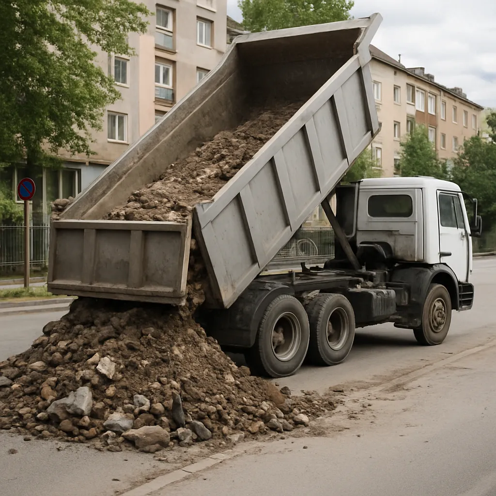 Jakie są zasady transportu ziemi i gruzu na terenach miejskich