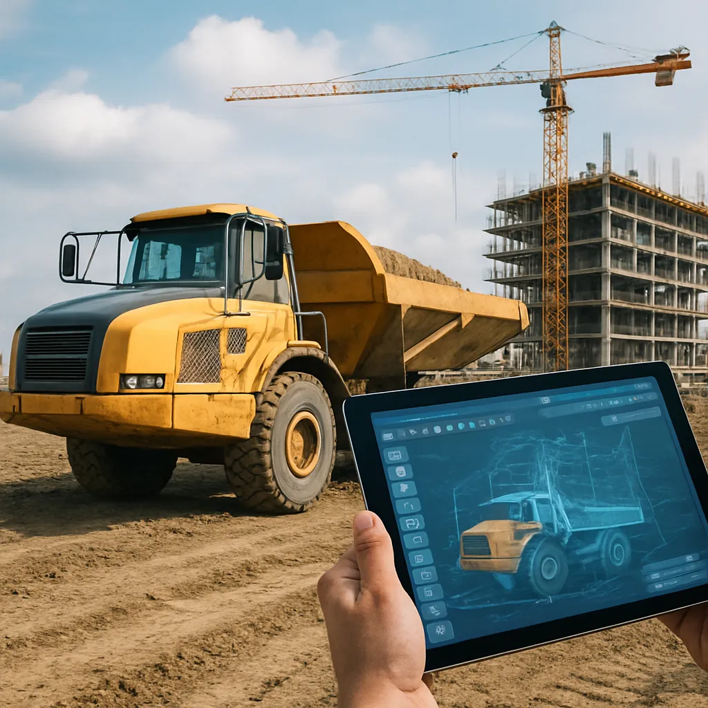 Jak wywrotki współpracują z systemami zarządzania budową (BIM)